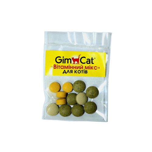 Витамины GimCat «Витаминный микс» для кошек, 12 шт - Фото 1 Витамины GimCat «Витаминный микс» для кошек, 12 шт - изображение 1