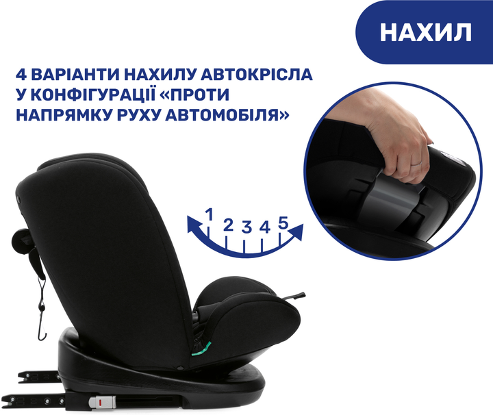 Автокресло Chicco Mokita i-Size Черное (87033.95) - изображение 5