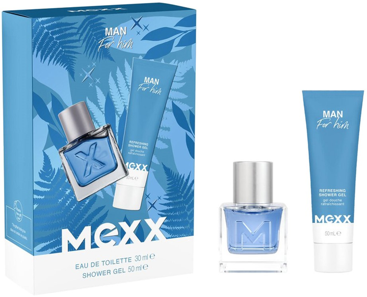 Zestaw męski Mexx Man Woda toaletowa 30 ml + żel pod prysznic 50 ml (3616305254412) - obraz 1