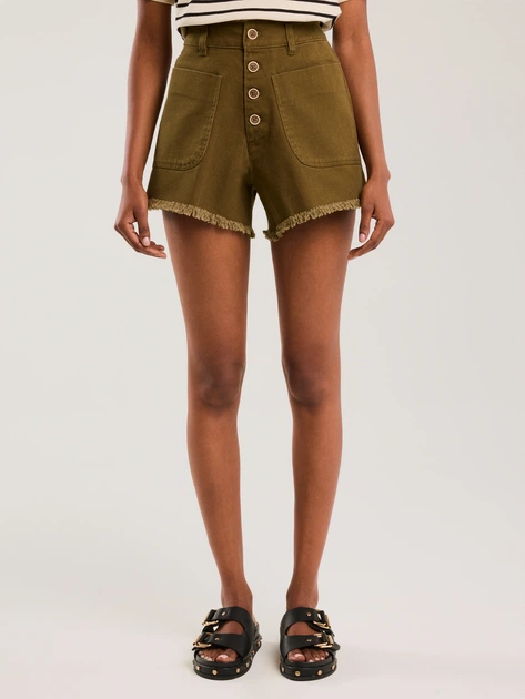 Spodenki dsmskie krótkie Big Star Gusti 303 S Zielone (5900714851439) - obraz 1