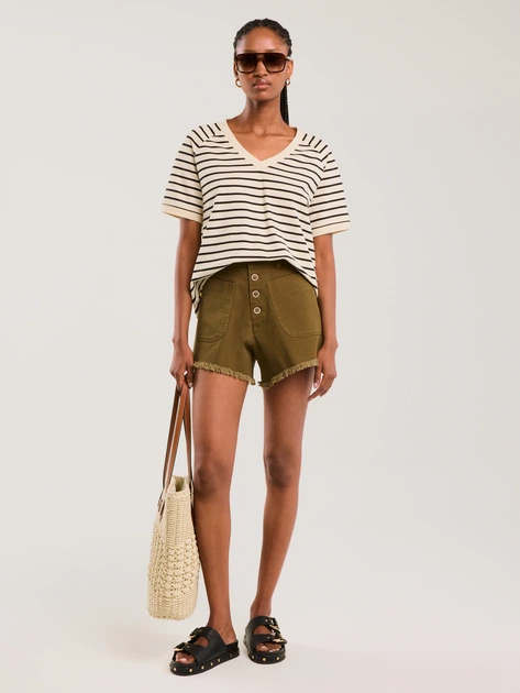 Spodenki dsmskie krótkie Big Star Gusti 303 S Zielone (5900714851439) - obraz 3