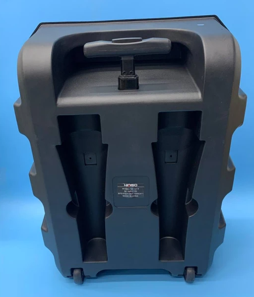 Портативна акустична колонка Kimiso QS-1214 (12") з мікрофоном та світломузикою Для iPhone, Android - Фото 4 Портативна акустична колонка Kimiso QS-1214 (12") з мікрофоном та світломузикою Для iPhone, Android - зображення 4