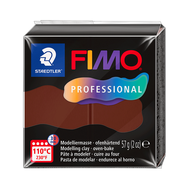 Пластика Professional шоколадна 57г Fimo - Фото 1 Пластика Professional шоколадна 57г Fimo - изображение 1