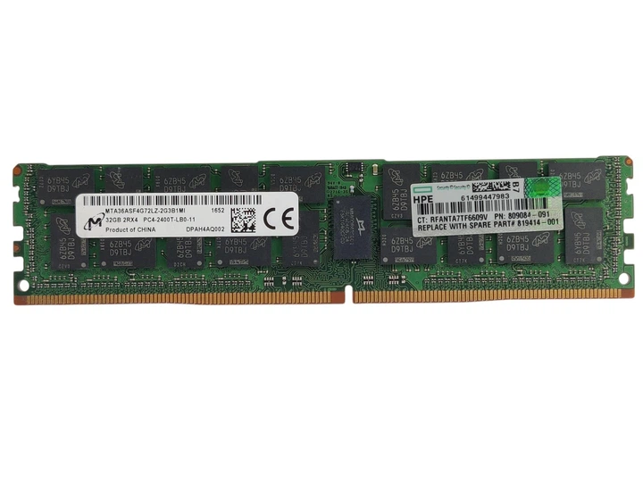 Серверна оперативна пам'ять Micron DDR4 32Gb PC4-2400T ECC