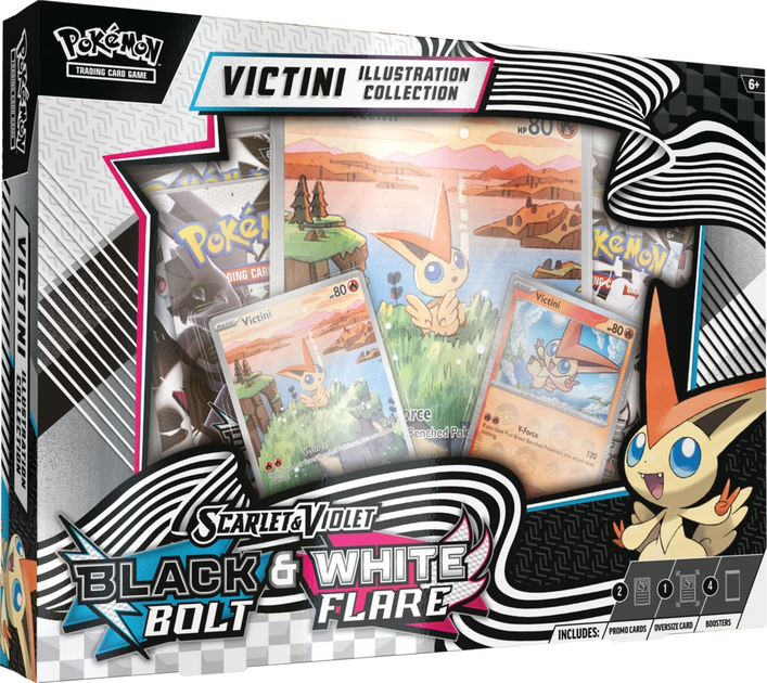 Dodatek Pokémon TCG: Scarlet & Violet - White Flare & Black Bolt - Unova Victini Illustration Collection (edycja angielska)(0196214112582) - obraz 2