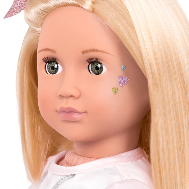 Lalka Our Generation Rosalyn z kompletem tatuaży 46 cm (062243345881) - obraz 5