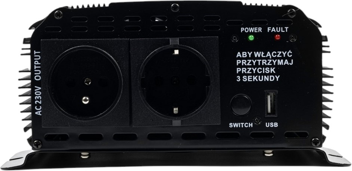 Перетворювач напруги Volt Polska Sinus 3000 12/230V 1500/3000W (3SIP300012) - зображення 3