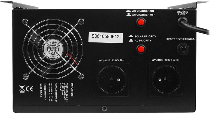 ДБЖ Volt Polska SINUS PRO 2500 W 24/230V (1800/2500W) (5903111886394) - зображення 5