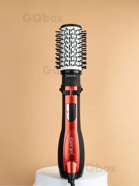 Вращающийся фен щетка расчёска браш 3в1 Gemei GM 4828 Professional