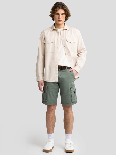 Шорти бавовняні довгі чоловічі Big Star Morrise 303 W34 Зелені (5900714854638) - зображення 3