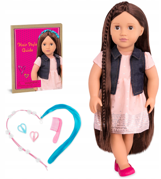 Lalka Our Generation Kaelyn z regulowanymi włosami do stylizacji 46 cm (062243403383) - obraz 2