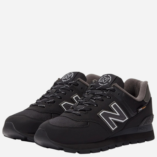 Buty sportowe męskie do kostki New Balance 574 ML574DK2 46.5 (12US) 30 cm Czarne (196307322362) - obraz 2