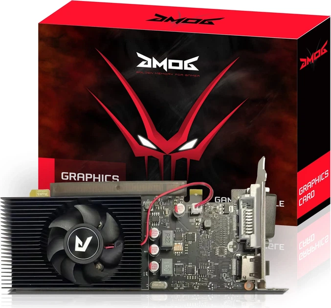 Видеокарта Golden Memory PCI-Ex GeForce GT 1030 2GB GDDR5 (64bit) (1502/1228) (DVI, HDMI) (GT1030D52G64bit) - Фото 3 Видеокарта Golden Memory PCI-Ex GeForce GT 1030 2GB GDDR5 (64bit) (1502/1228) (DVI, HDMI) (GT1030D52G64bit) - изображение 3