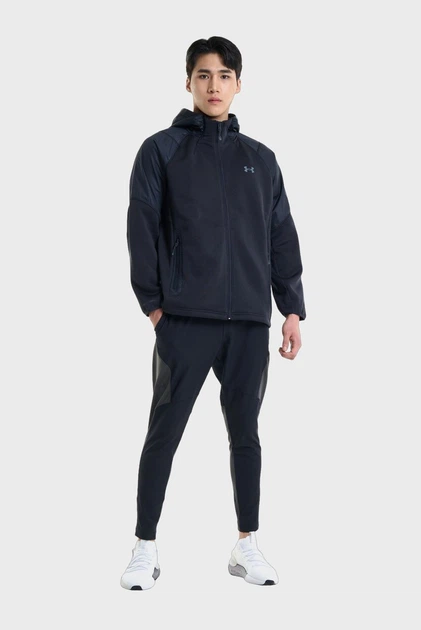 Чоловічі чорні спортивні штани UA Unstoppable Hybrid Pant Under Armour 3XL 1373788-001 - изображение 2