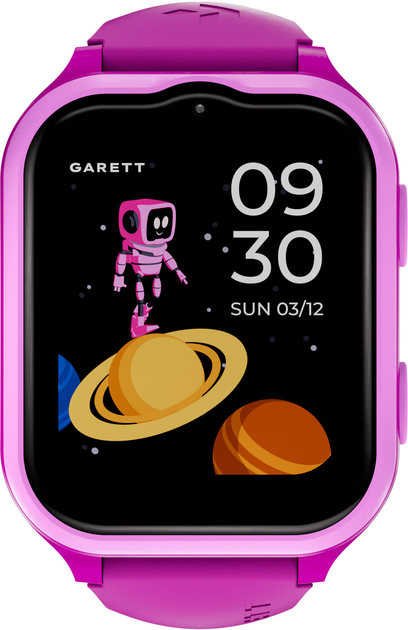 Smartwatch dla dzieci Garett Kids eSIM 4G Pink (5904238486719) - obraz 3