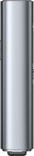 Презентер Baseus Orange Dot WKCD000013 wireless remote control with laser pointer for presentations Grey (6953156209404) - зображення 4