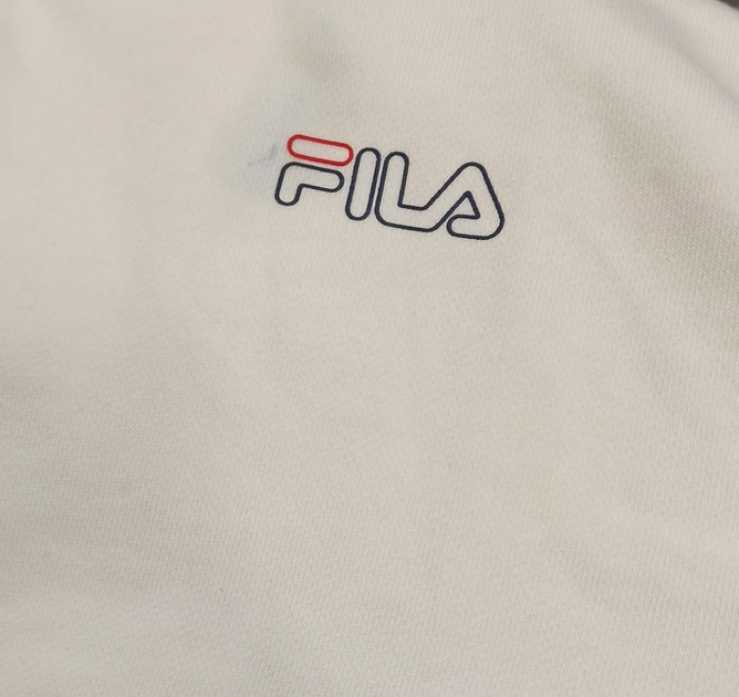 Bluza damska rozpinana streetwear z kapturem Fila FAW0352-10020 M Kremowa (4064556557575) (955555905832588) - Outlet - obraz 2