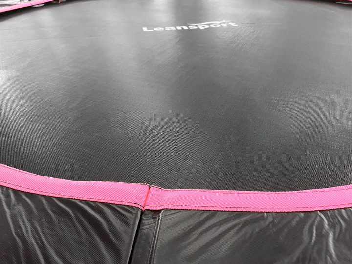 Trampolina LEAN Sport Max 426 cm Black-Pink (5903802457285) - obraz 2