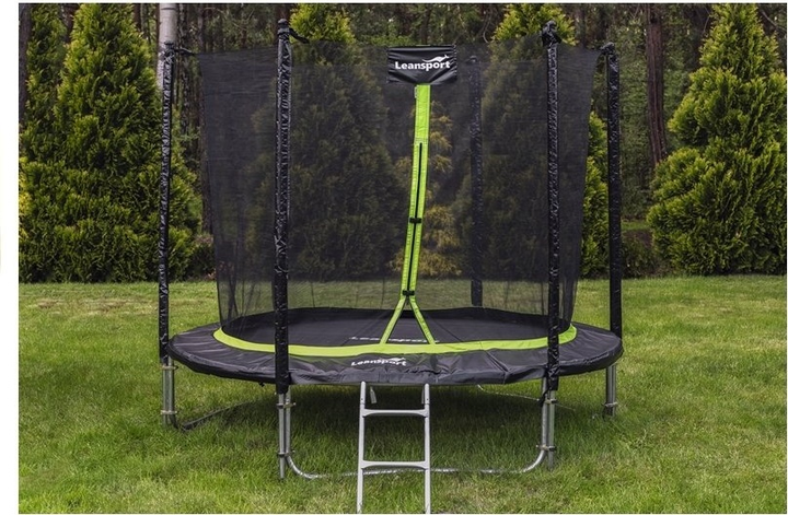 Батут LEAN Sport Pro 305 см Black-Green (5902808159483) - зображення 2