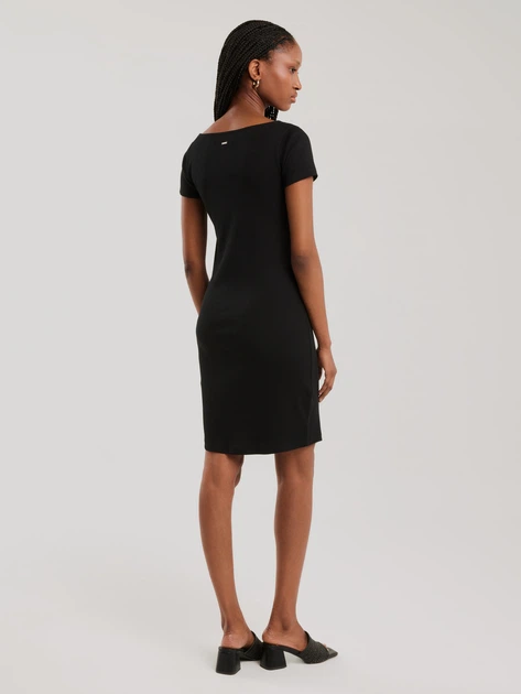 Плаття міді літнє жіноче Big Star Felice 906 L Чорне (5900714861605) - зображення 4