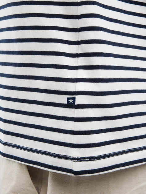 Koszulka damska bawełniana w paski Big Star Aleksa 403 L Granatowa (5900714861834) - obraz 5