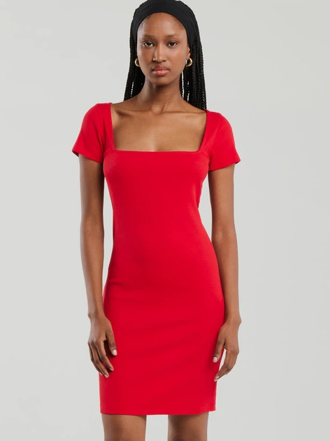 Плаття міді літнє жіноче Big Star Felice 603 M Червоне (5900714861629) - зображення 1