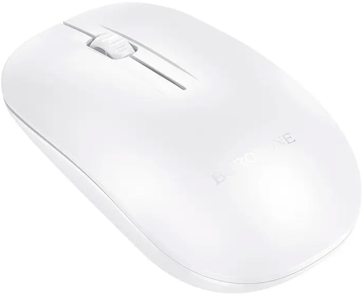 Мышь Borofone BG14 Planet 2.4G Business Wireless Mouse White (6941991113383) - изображение 1