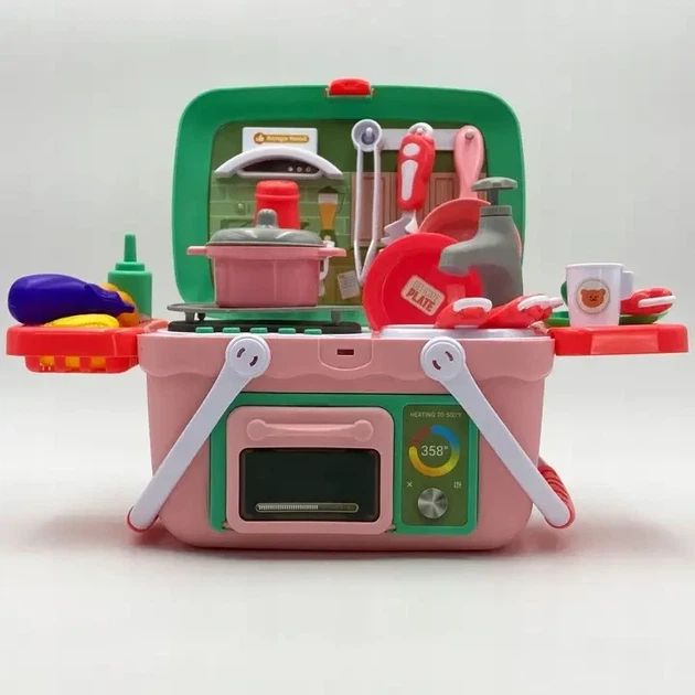 Дитяча кухня в кошику WOOPIE Little Chef Set 2в1 44732 13685072291 - Фото 3 Дитяча кухня в кошику WOOPIE Little Chef Set 2в1 44732 13685072291 - зображення 3