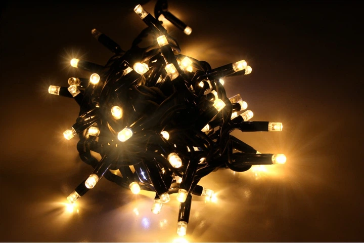 Гирлянда 300LED УЛИЦА 25м черный провод теплый свет - Фото 1 Гирлянда 300LED УЛИЦА 25м черный провод теплый свет - изображение 1