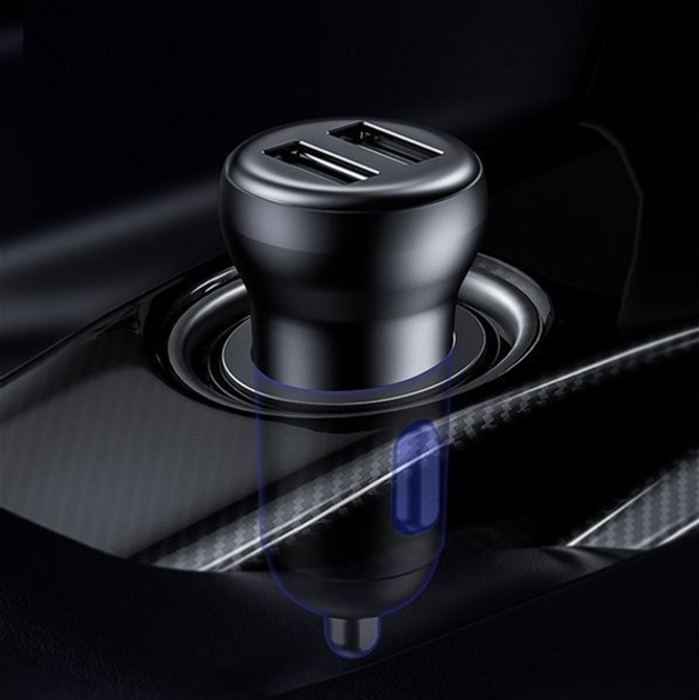 FM-трансмітер Baseus S-16 Overseas Edition Black (6932172626990) - зображення 4