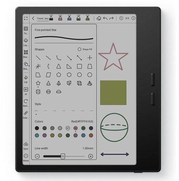 Електронна книга Boox Go Color 7 gen 2 Black 7 дюймів – фото