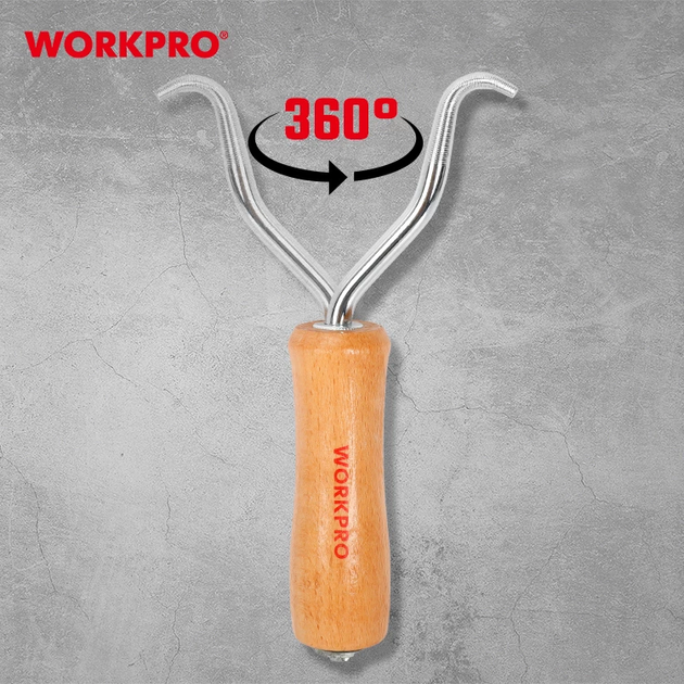 Крюк усиленный для скручивания вязальной проволоки WORKPRO WP329032 - Фото 4 Крюк усиленный для скручивания вязальной проволоки WORKPRO WP329032 - изображение 4