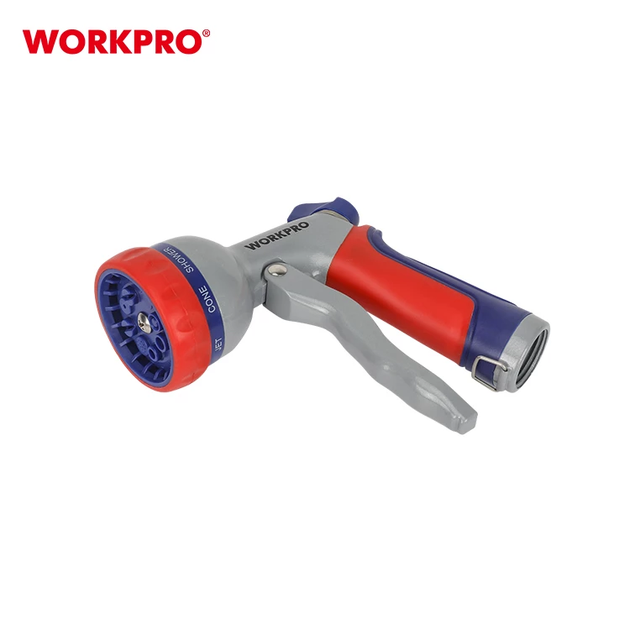 Пистолет-распылитель для полива WORKPRO 3/4" (сопло цинковый сплав, 8 режимов) PRO WP334010 - изображение 4
