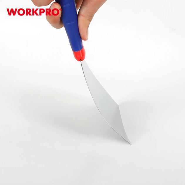 Набор ударных шпателей (нержавеющая термообработанная сталь) WORKPRO (4 шт: 40/80/100/150 мм) PRO WP204306 - Фото 6 Набор ударных шпателей (нержавеющая термообработанная сталь) WORKPRO (4 шт: 40/80/100/150 мм) PRO WP204306 - изображение 6