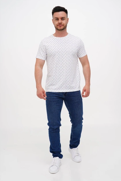 Футболка с принтом Trend Collection 36308 Белый (BEYAZ) L - Фото 4 Футболка с принтом Trend Collection 36308 Белый (BEYAZ) L - изображение 4