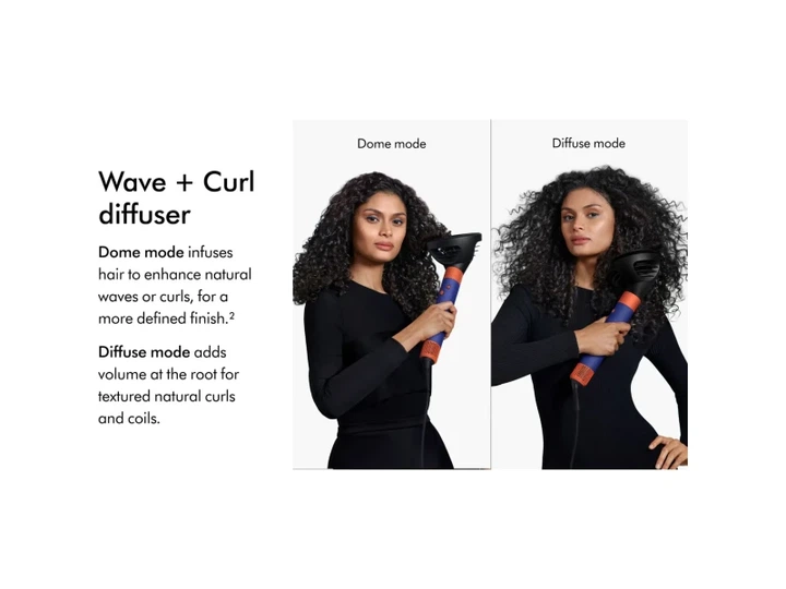Мультистайлер Dyson Airwrap i.d. multi-styler and dryer Curly+Coily Vinca Blue/Topaz (533759-01) - изображение 5