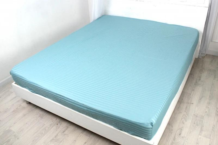 Простирадло на резинці MirSon полуторне 90x190+25 см 30-0015 Green Wave Satin Stripe від Rozetka на платформі USKIDKA Акція на Простирадло на резинці MirSon полуторне 90x190+25 см 30-0015 Green Wave Satin Stripe від Rozetka
