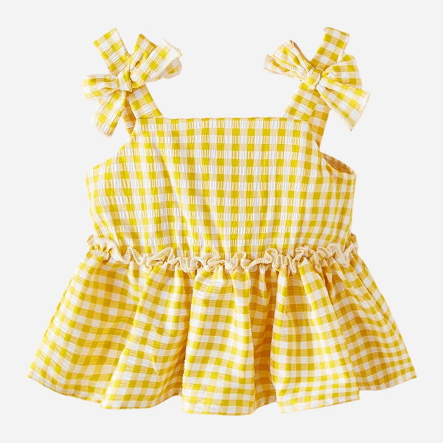 Детская блузка для девочки SHEIN GD-00137878 92-98 см Желтая (DN3012300030291) 