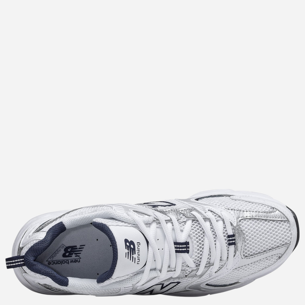 Чоловічі кросівки New Balance 530 MR530SG 43 (9.5US) Білі зі сріблястим і чорним (194182854893) - зображення 3