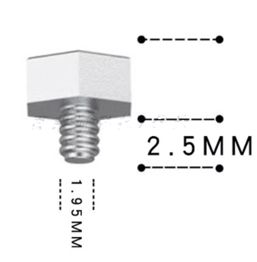Винт для кріплення M.2 SSD M2 x 2,5мм шляпка 4,5мм + стійка 2,5мм - изображение 6