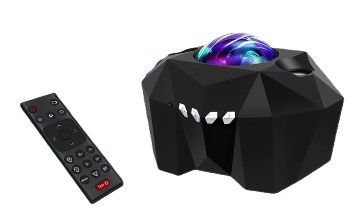 Проектор ночник Dream Aurora Star Lights 3D с Bluetooth-колонкой, эффектом звездного неба и северного сияния, Black - изображение 2