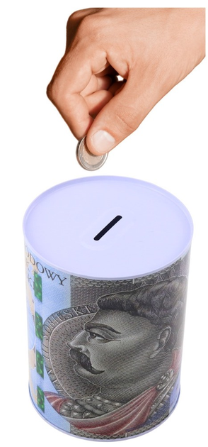 Скарбничка LEAN Toys Банкнота 500 злотих металева коробка 16 x 12 см 22084 (5905991044406) - зображення 2