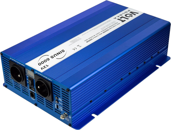 Перетворювач напруги Volt Polska Sinus Eco 6000 12/230V 3000/6000W (3SIPS60001) - зображення 1