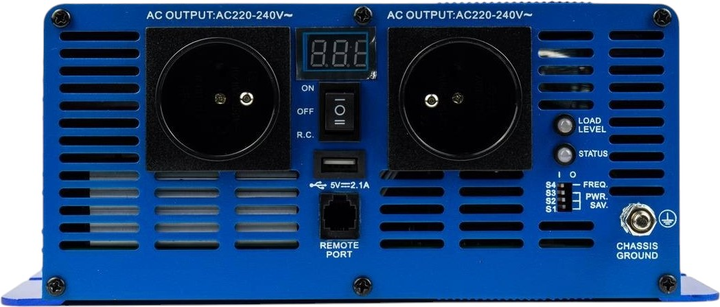 Перетворювач напруги Volt Polska Sinus Eco 6000 12/230V 3000/6000W (3SIPS60001) - зображення 3