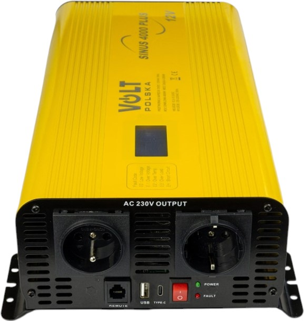 Przetwornica napięcia Volt Polska Sinus Plus 4000 12/230V 2000/4000W (3SIR400012) - obraz 4