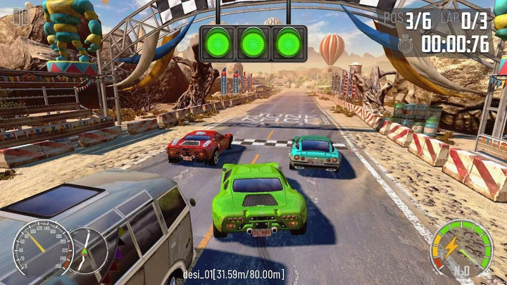 Гра Nintendo Switch Turbo Boost Racing Kit (Електронний ключ) (5055957705831) - зображення 2