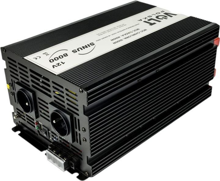 Przetwornica napięcia Volt Polska Sinus 8000 12/230V 4000/8000W (3SIPS80001) - obraz 1