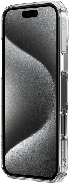 Панель Nillkin Nature Pro Magnetic Case with MagSafe для Apple iPhone 16 Pro Transparent/White (6902048287280) - зображення 5