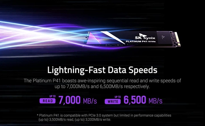 SSD накопитель SK hynix Platinum P41 2 TB M. 2 PCIe NVMe Gen4