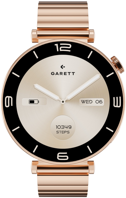 Smartwatch Garett Rose Gold Steel (5904238486870) - obraz 3